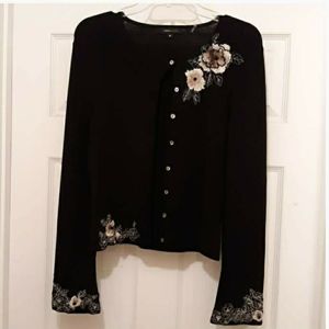 BCBGMaxAzria Cardigan w/ Applique